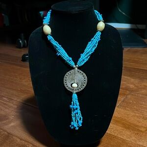 Vintage Tribal Statement Necklace
